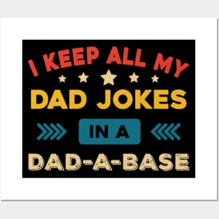 Funny dad jokes Posters and Art